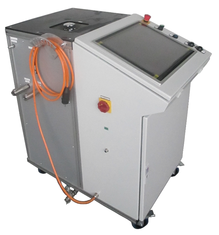 Burst pressure testing device
